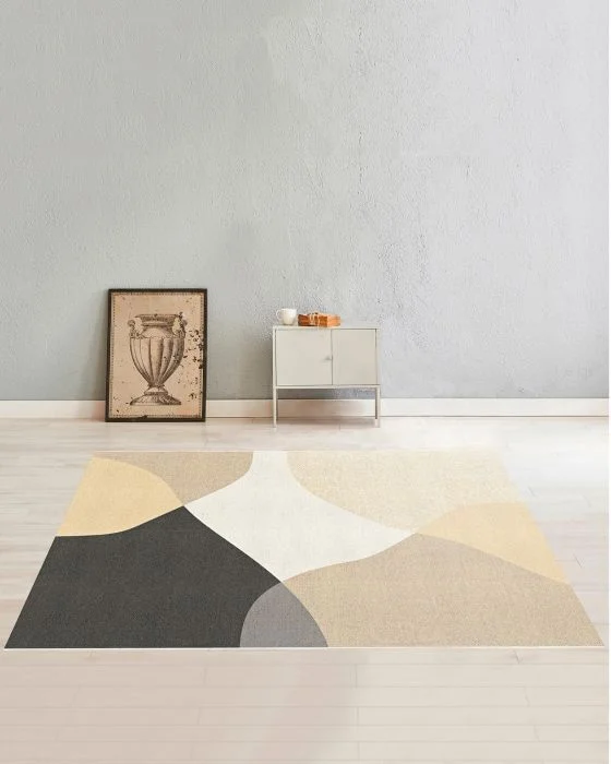 Tapis colorblock