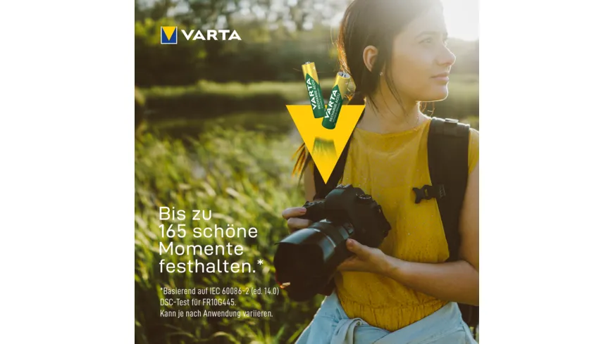 VARTA Wiederaufladbare Batterien Accu Power AAA 56703