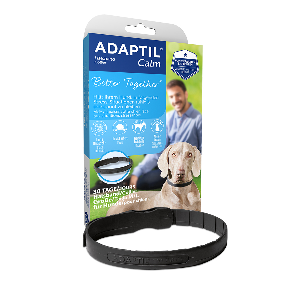 ADAPTIL Beruhigungsmittel ADAPTIL Calm Halsband Anti Stress Erziehungshalsband M-L