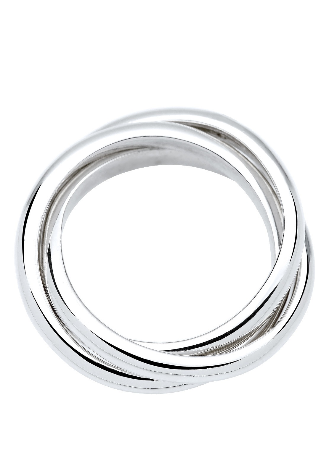 Robe portefeuille basique Trio pour femme Elli en argent sterling 925