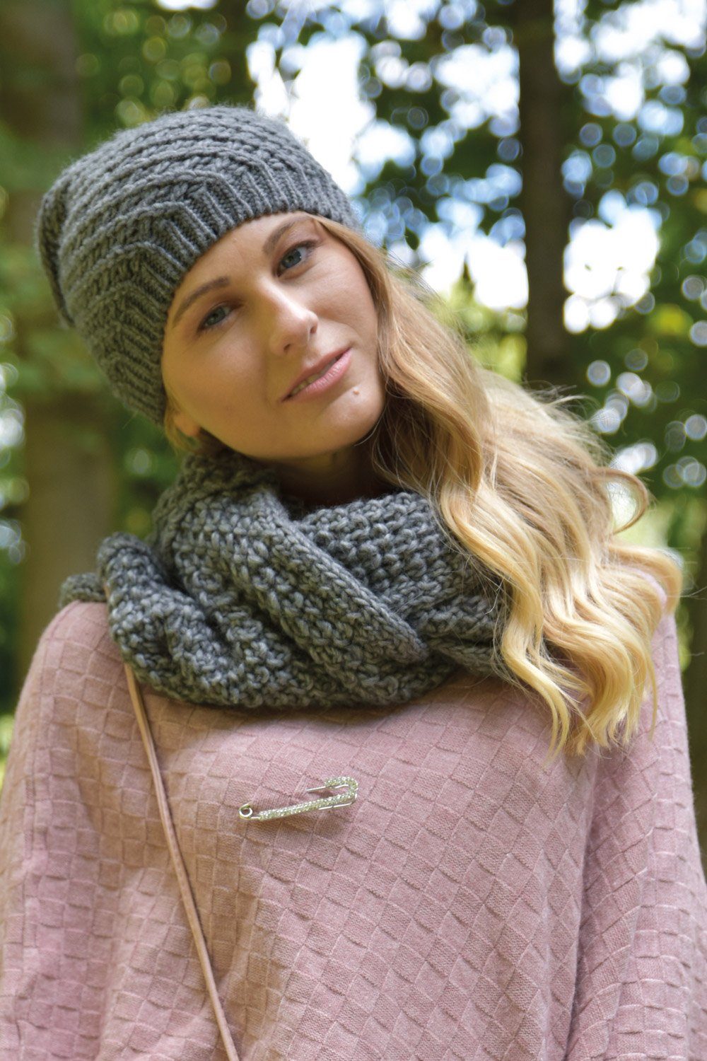 styleBREAKER Strickschal, (1-St), Grobstrick Loop Schal