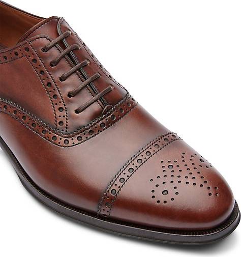 Lottusse Oxford Aus Kalbsveloursleder In Mokka