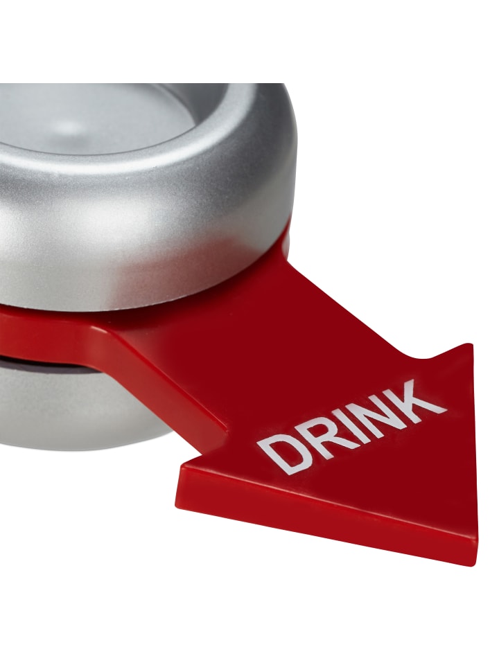 relaxdays Trinkspiel Spin the Shot in Grau günstig kaufen onesize