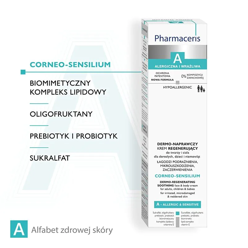Pharmaceris A Corneo-Sensilium atstatomasis raminamasis kremas