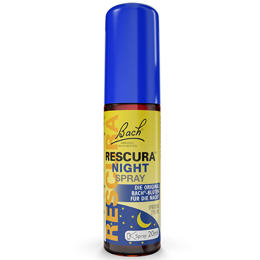 BACHBLÜTEN Original Rescura Night Spray m.Alkohol  20 ml  Spray