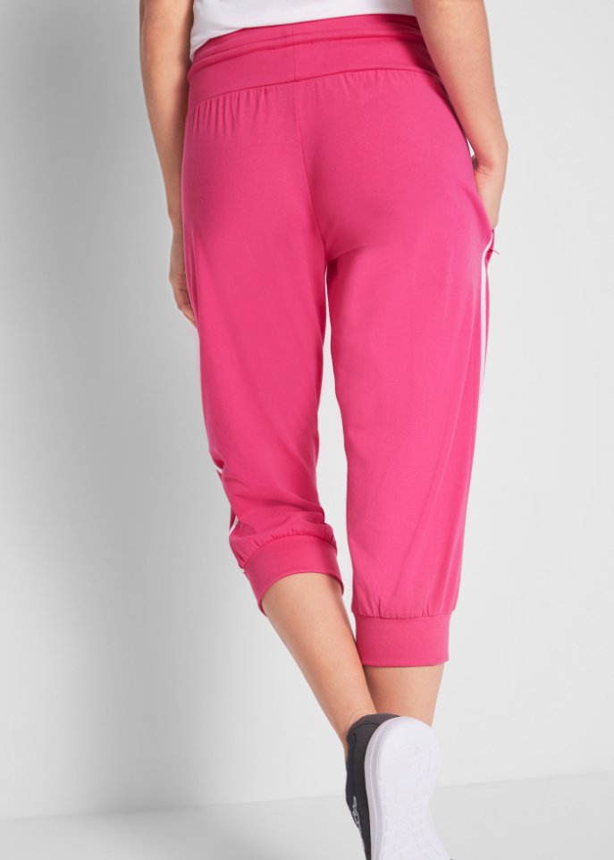 Jogginghose aus Baumwolle (2er Pack), Capri-Länge