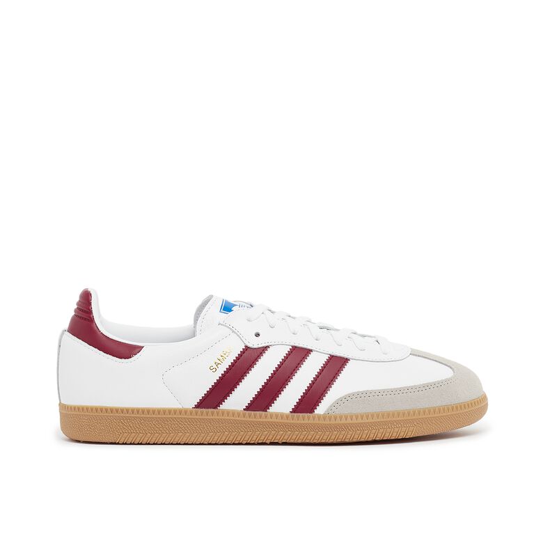 adidas Originals Wmns Samba OG ftwr white/collegiate burgundy/gum 3