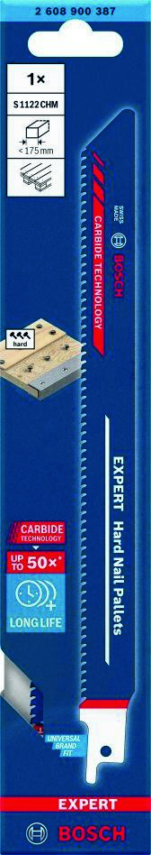 Bosch Blue Accessories 2608900387 Expert „Hard Nail Pallets” S 1122 CHM orrfűrészlap 1 darab