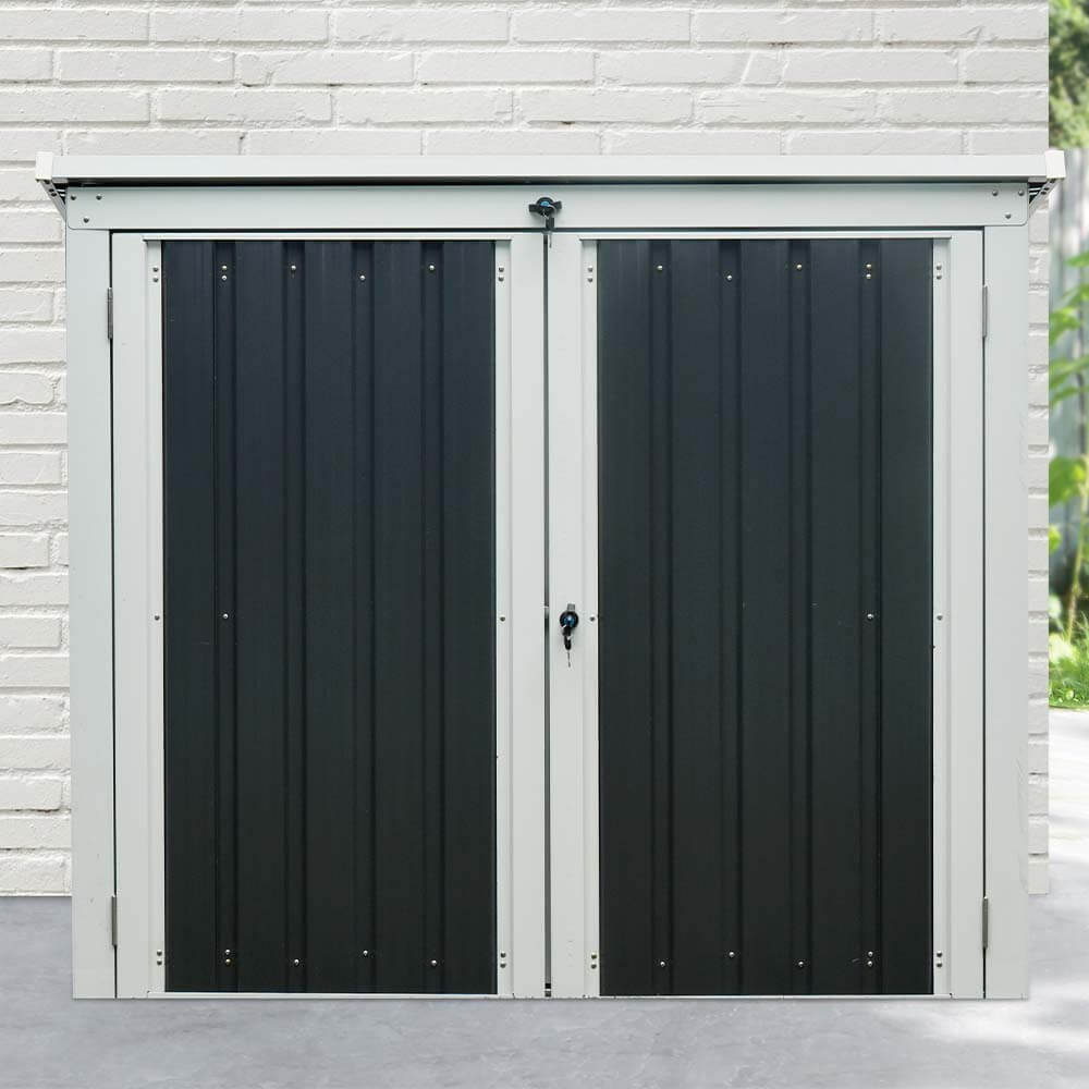 Home Deluxe Mülltonnenbox 2 x 240L BASURA