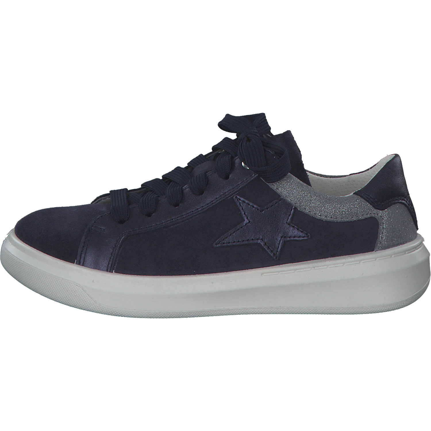 Superfit COSMO 06461, Sneakers Low, Kinder, BLAU/HELLGRAU