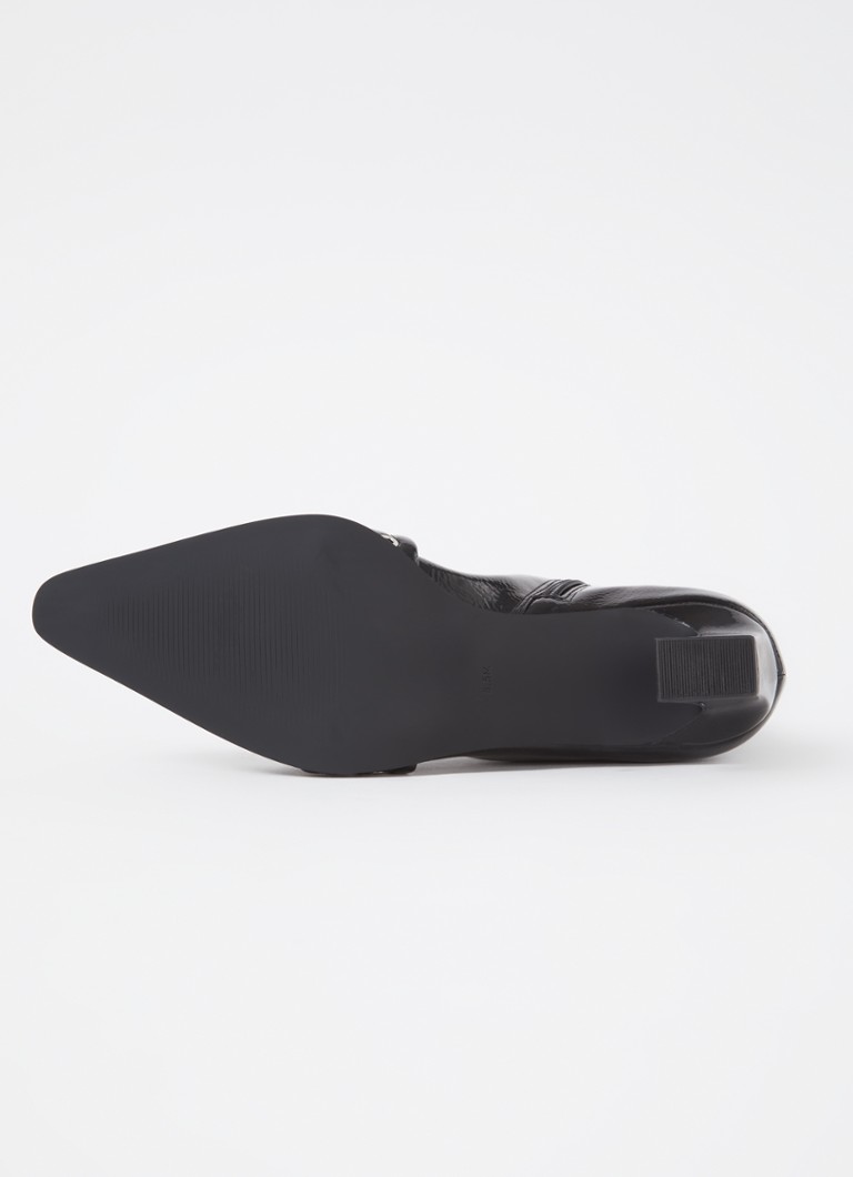 Steve Madden Extendo bokacsizma csattal és lakkbevonattal