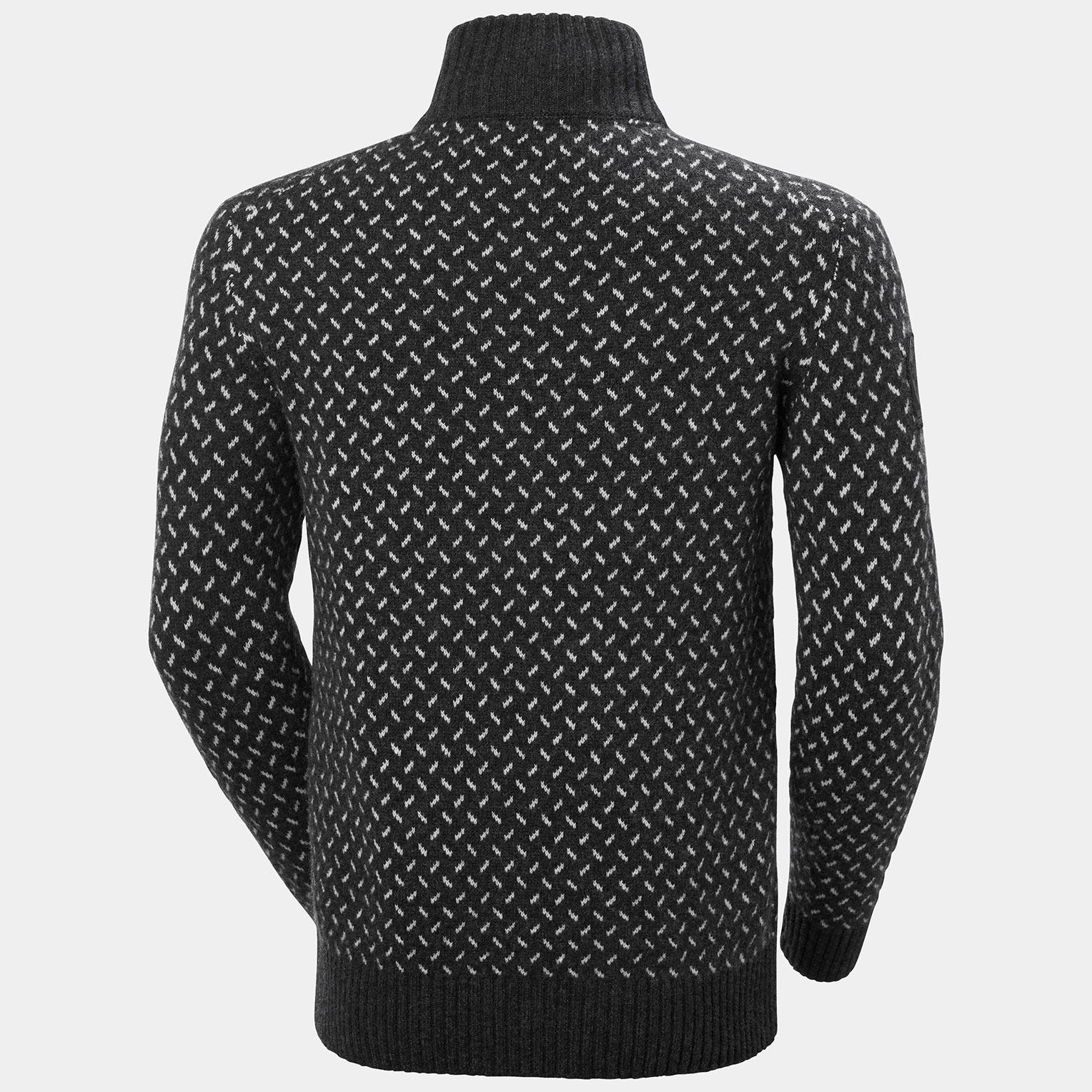 Men's Arctic Ocean Icelander Wool Knit ½ Zip Sweater