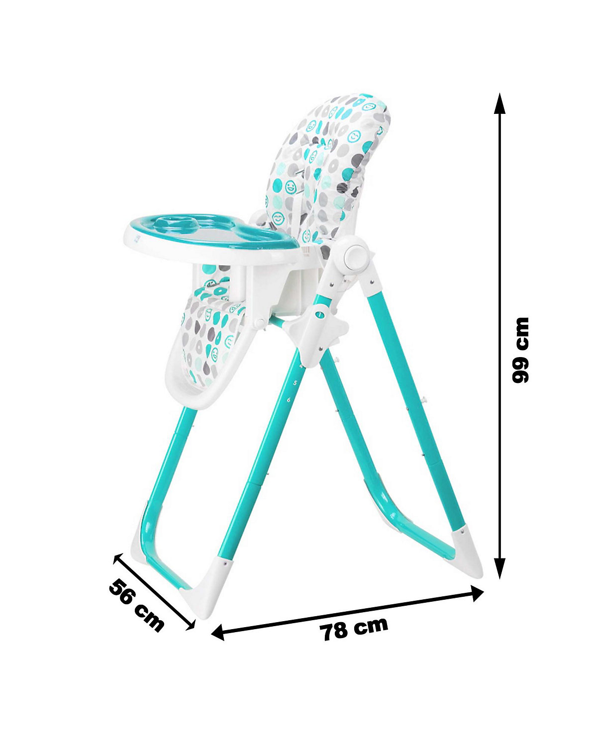 Design Kinderhochstuhl aus Kunststoff Tippy
