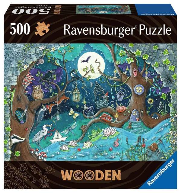 Holzpuzzle: Fantasy Forest
