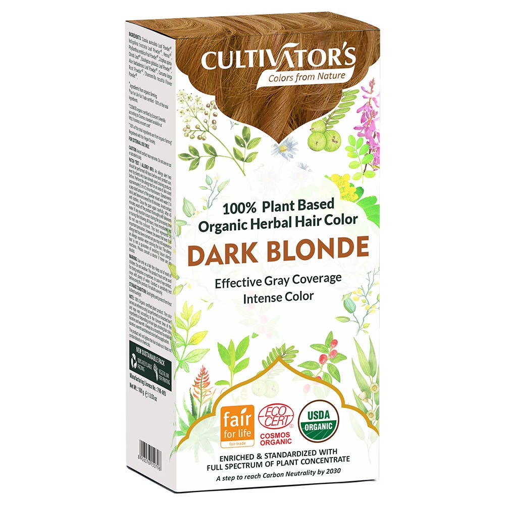Cultivators Herbal Hair Color Dark Blond 100 g