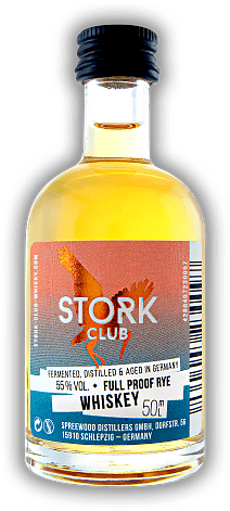 Stork Club Rye Whiskey 55% 0,05 Liter Stork Club Rye Whiskey 55% 0,05 Liter Ein besonderer Rye Whiskey mit reichem aromatischem Spektrum. 0,05	 Liter - Vol 55%