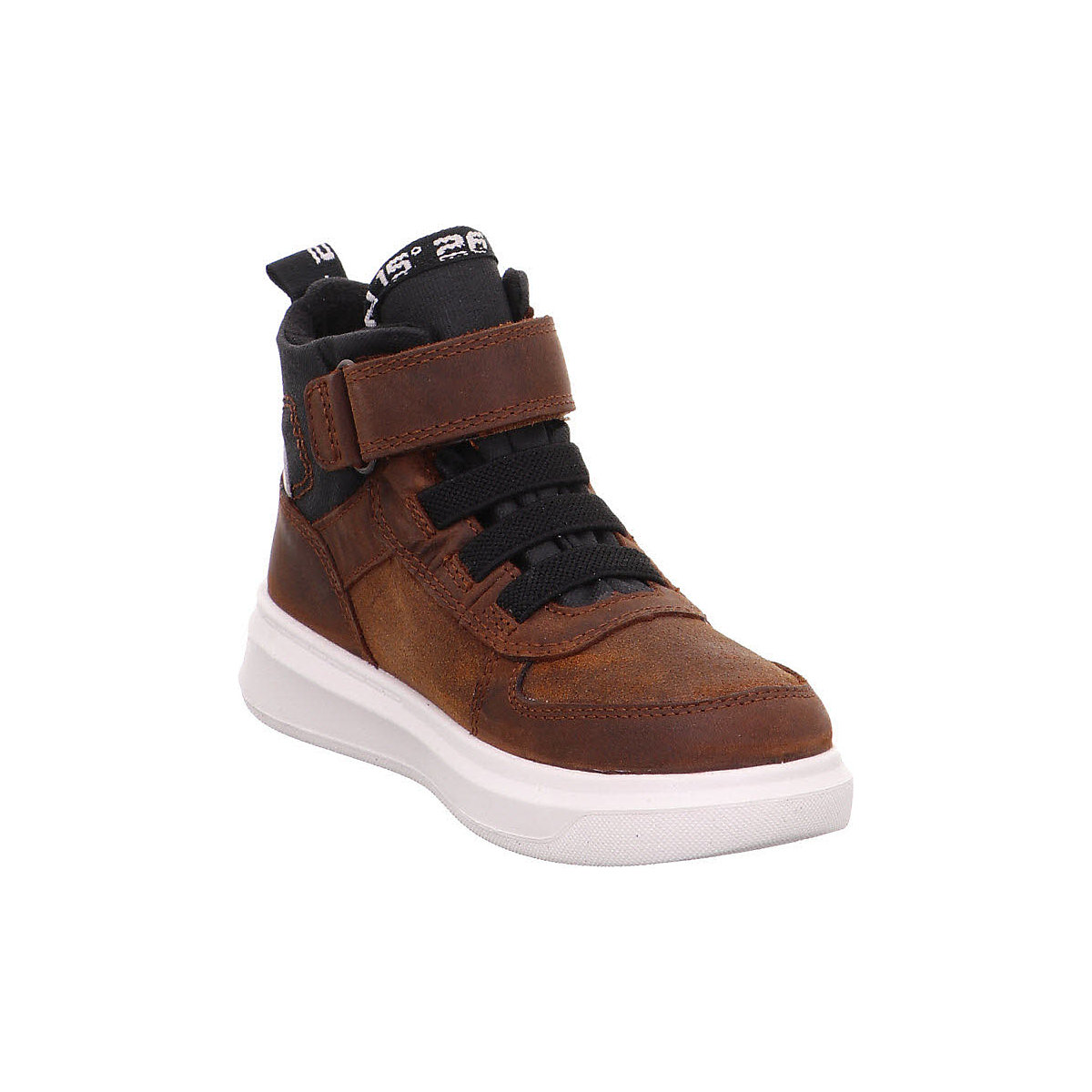 Jungen Schnürhalbschuhe Cosmo Boots Kinderschuhe Lederkombination uni Outdoorschuhe