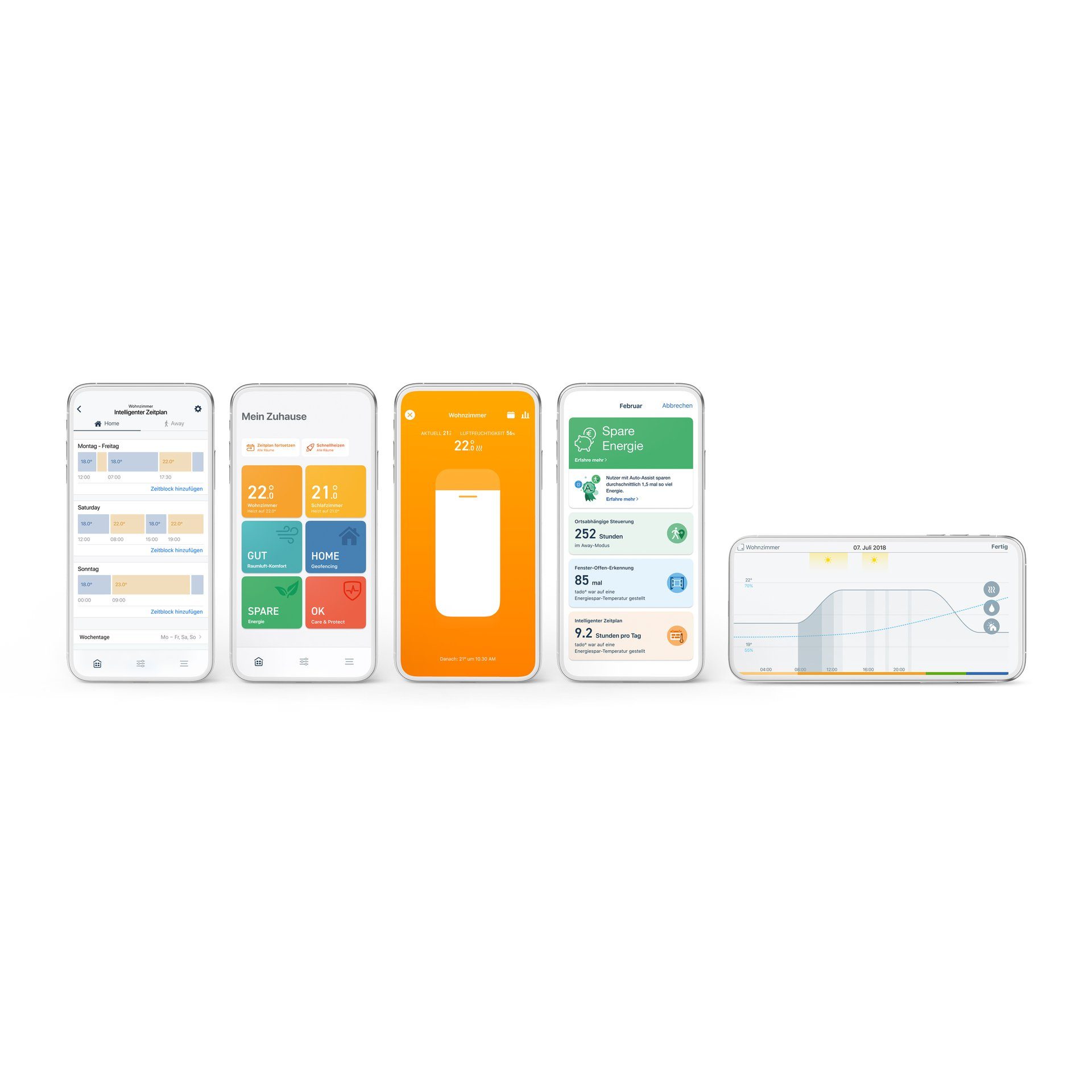 Tado Heizkörperthermostat Starter Kit - Smartes Thermostat V3+ (Verkabelt) Black Edition