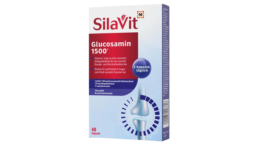 SilaVit Kapseln Glucosamin 1500 47 g