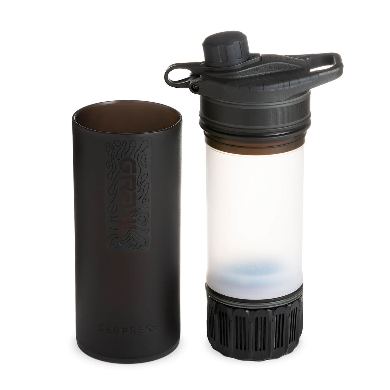 GeoPress Wasserfilter Trinkflasche