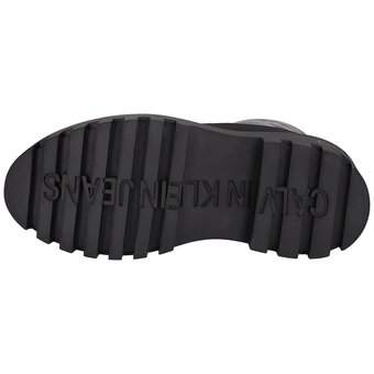 Calvin Klein Flatform Lace Up Boot in schwarz