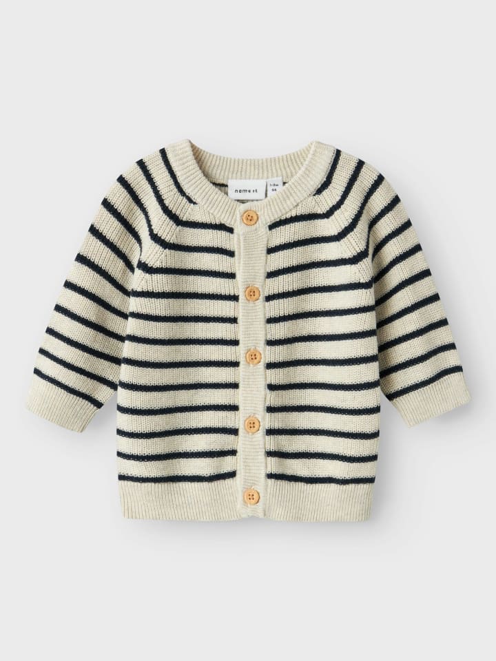 name it Strickjacke NBMMAST LS KNIT CARD in peyote melange günstig kaufen