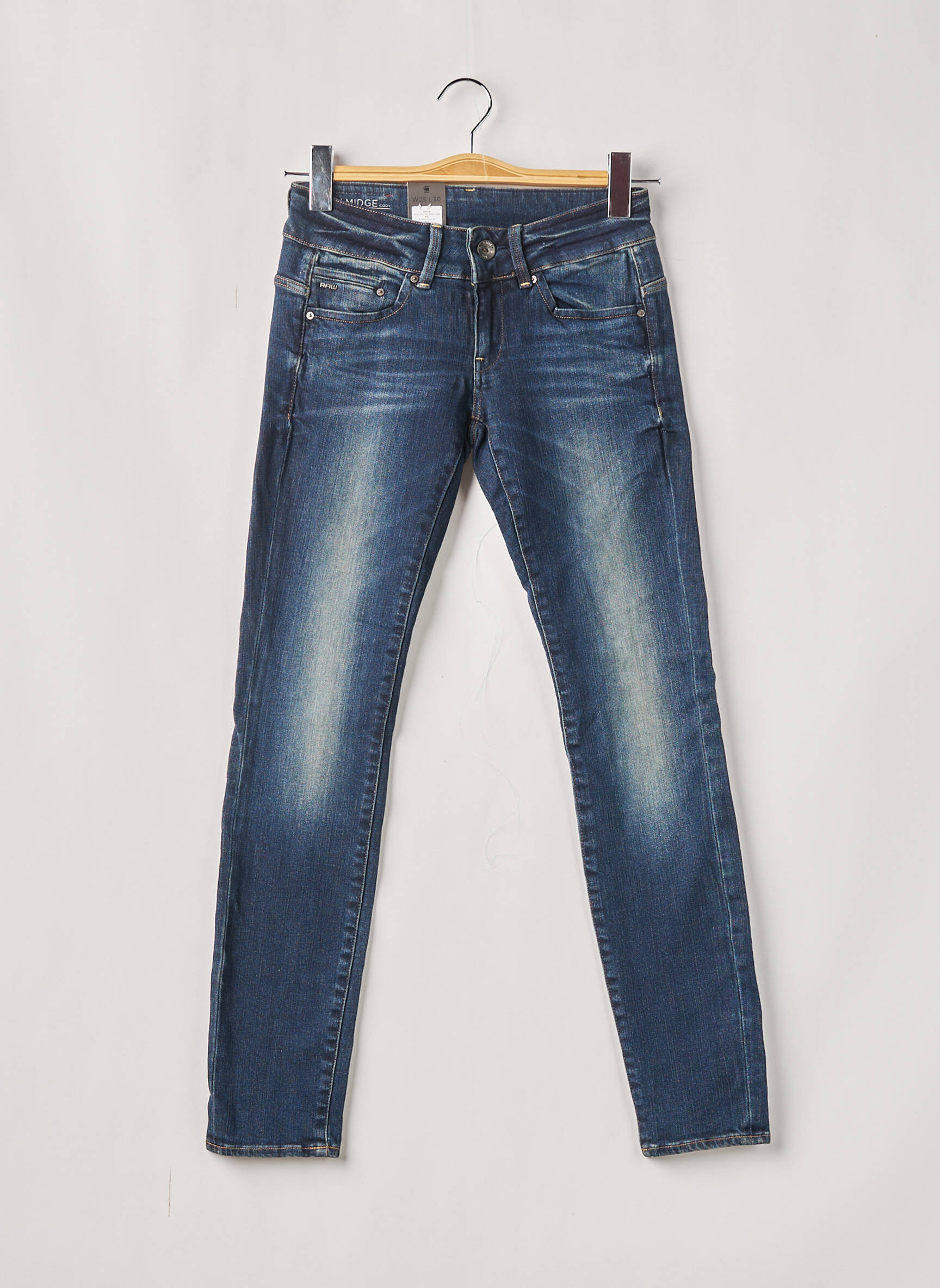 G Star Jeans Skinny Femme couleur bleu