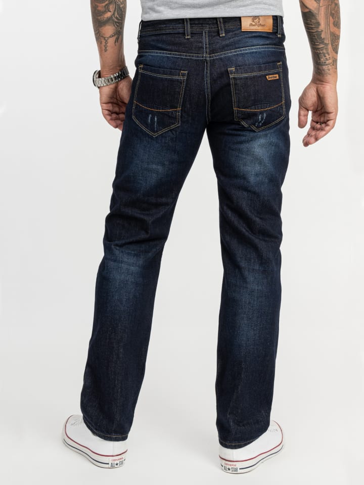 Rock Creek Jeans Straight Leg in Blau günstig kaufen