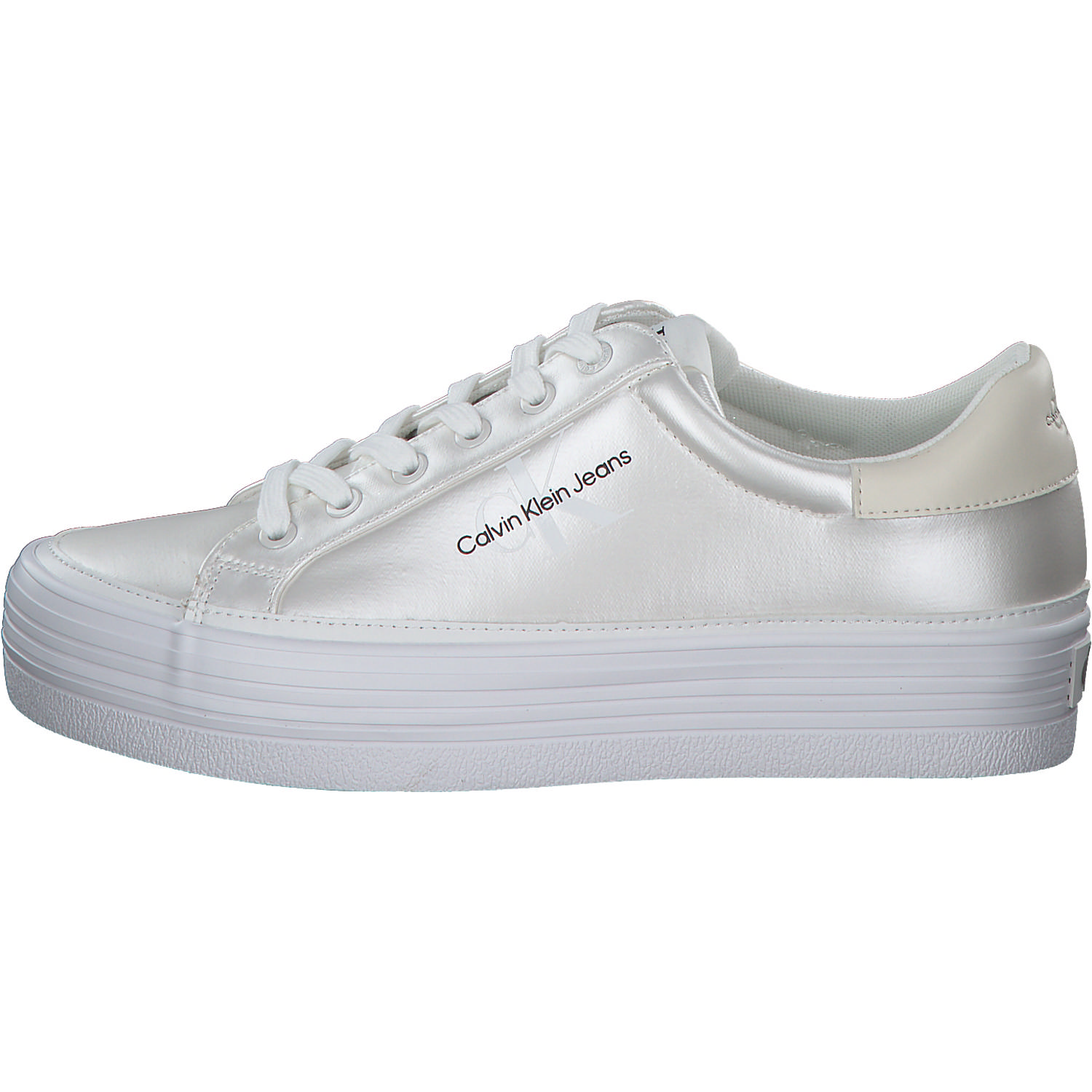 Calvin Klein YW0YW01037, Schnürschuhe, Damen, Pearlized Bright white