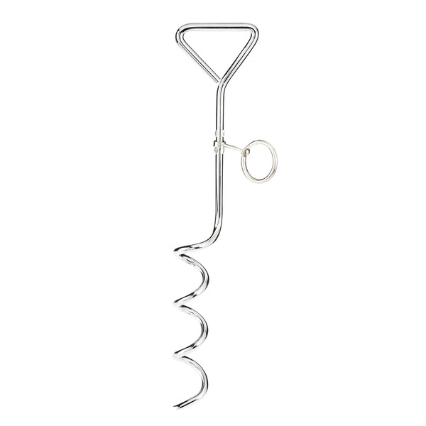 STEEL CORKSCREW PEG, 40 CM (1 STK) - Zeltheringe