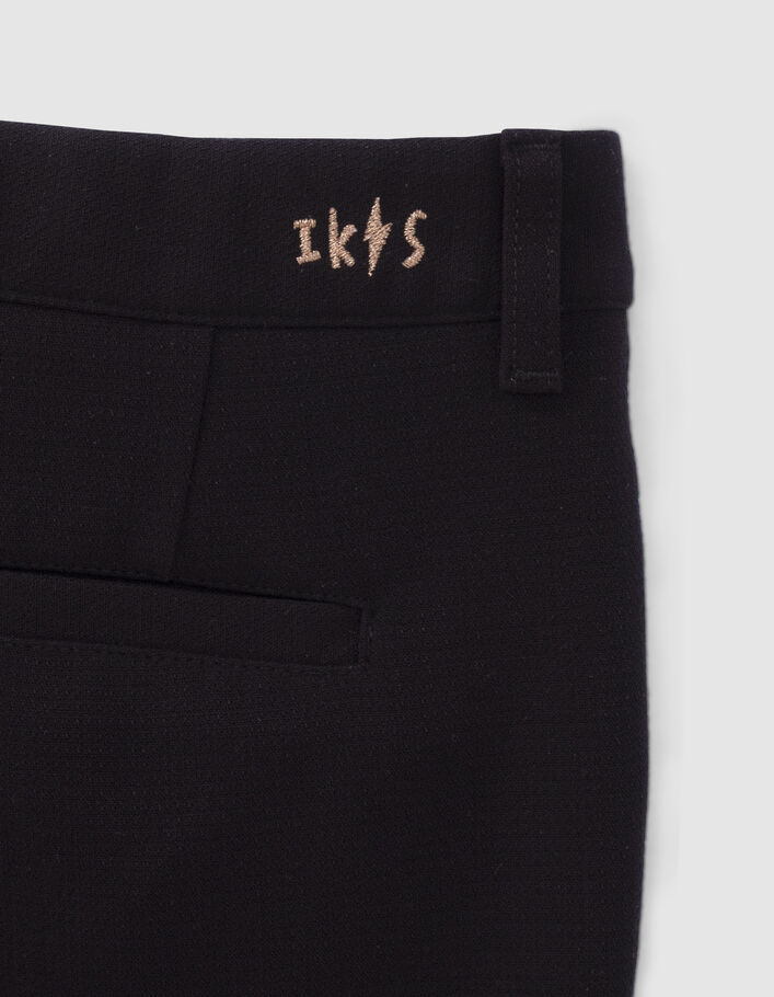 Pantalon noir 7/8ème détails clous fille