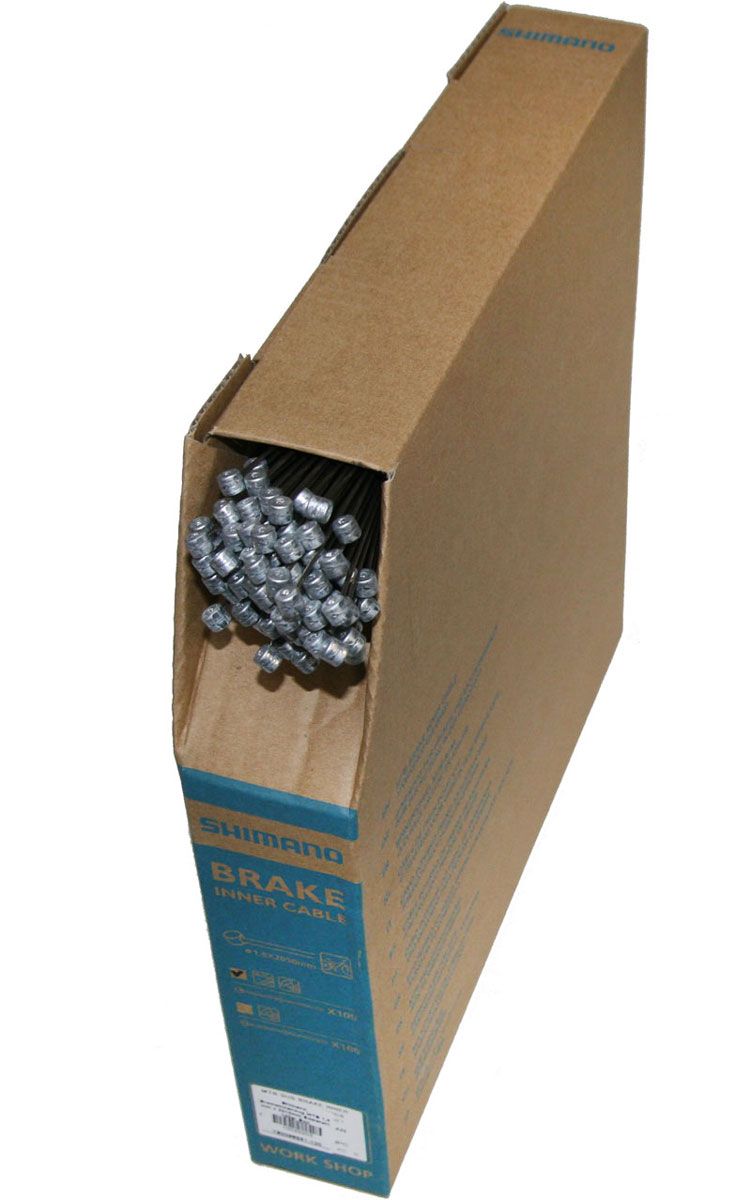 Shimano MTB Edelstahl SUS Bremszug 1,6mm x 2050mm 100er Box kaufen | Bike-Discount