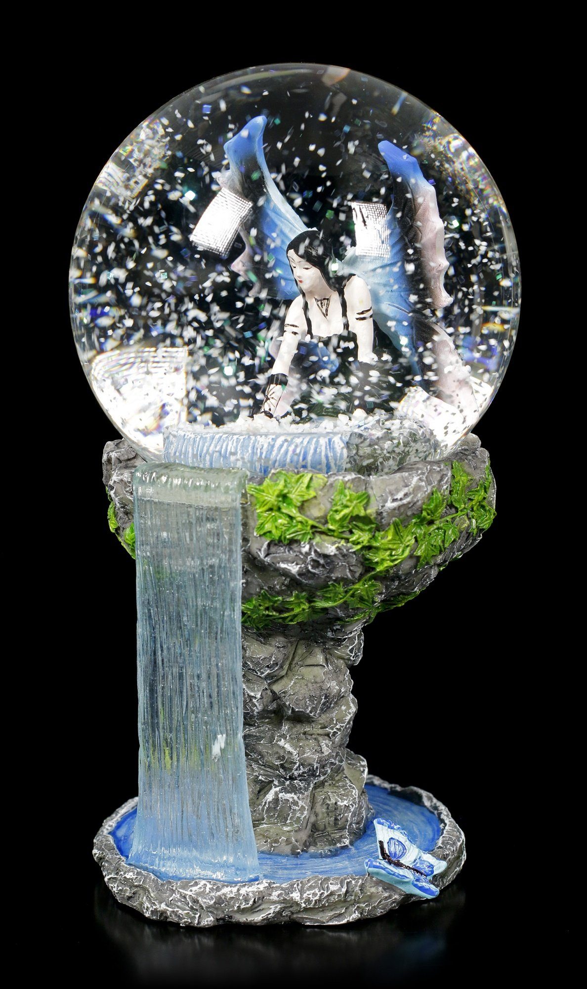 Figuren Shop GmbH Fantasy-Figur Elfen Schneekugel - Immortal Flight by Anne Stokes - Fantasy Deko