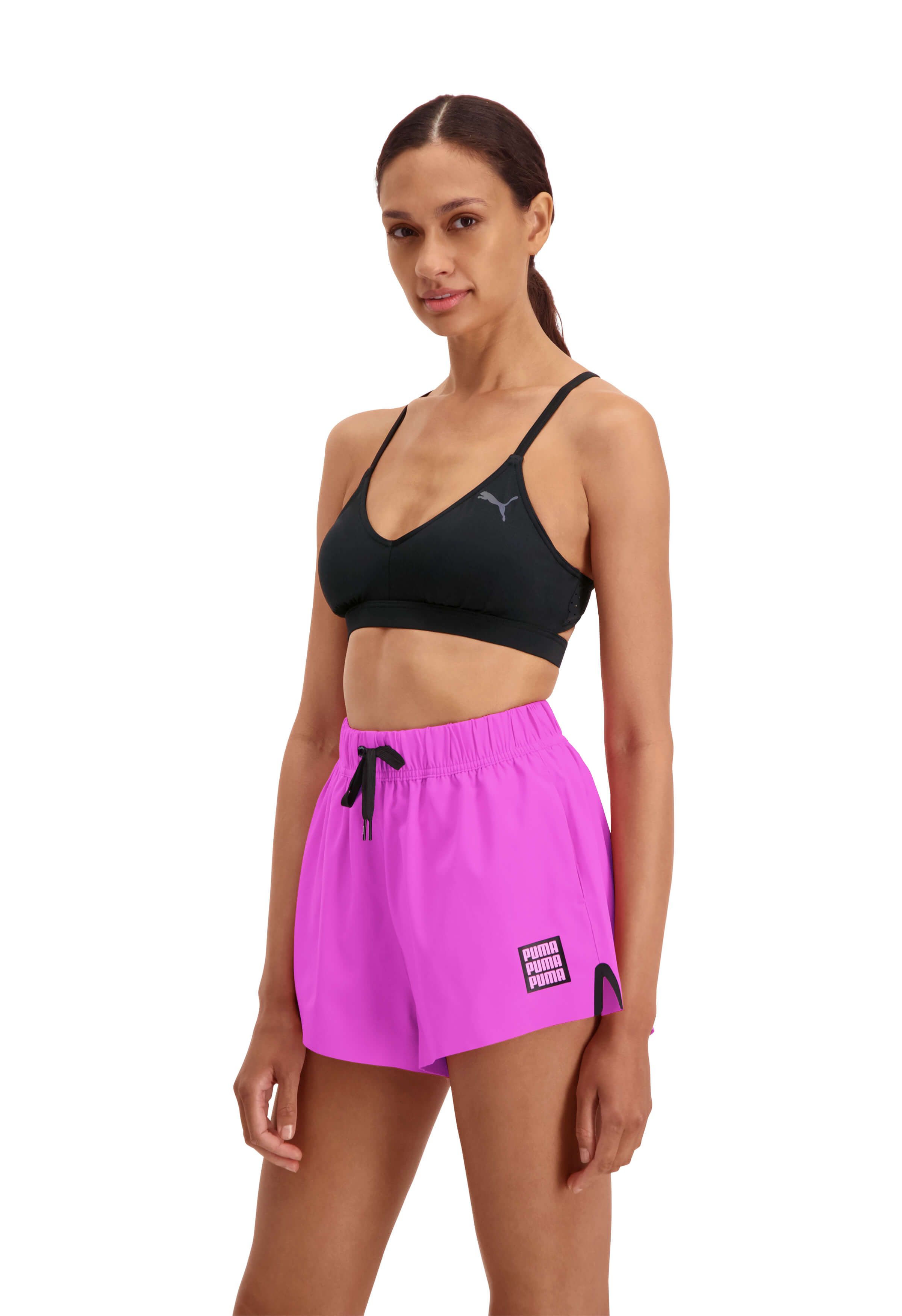 PUMA High-Waist Deep Orchid Combo Damen-Badeshorts