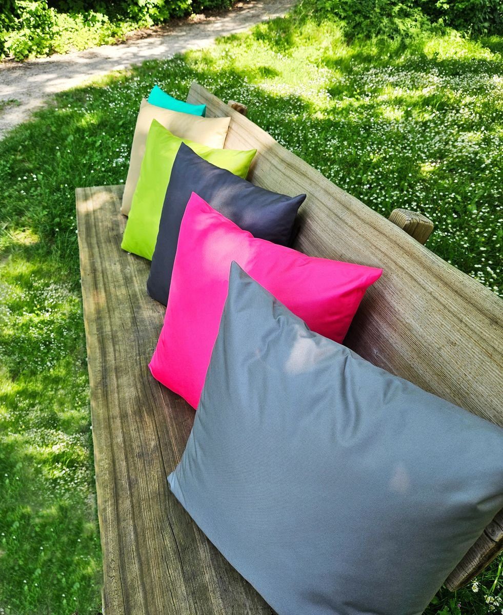 JACK Dekokissen JACK 50x50cm Outdoor Lounge Kissen inkl. XXL Füllung Sitzkissen, starke Füllung, Robust, Strapazierfähig, Wasserabweisend, Innen&Außen