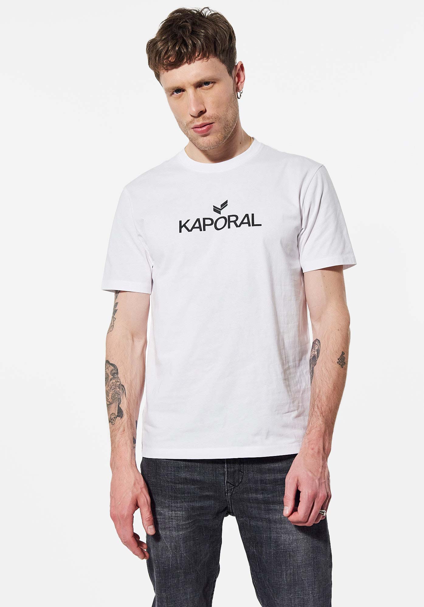 LERES  T-shirt blanc Homme en 100% coton bio