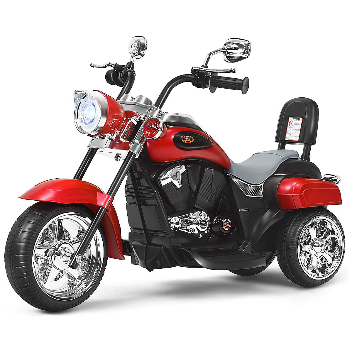 Motorrad Dreirädriges Design ab 3 Jahren rot