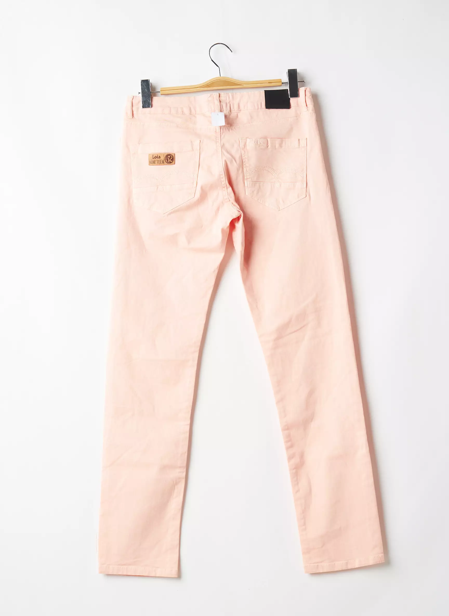 Lois Pantalons Slim Femme couleur rose