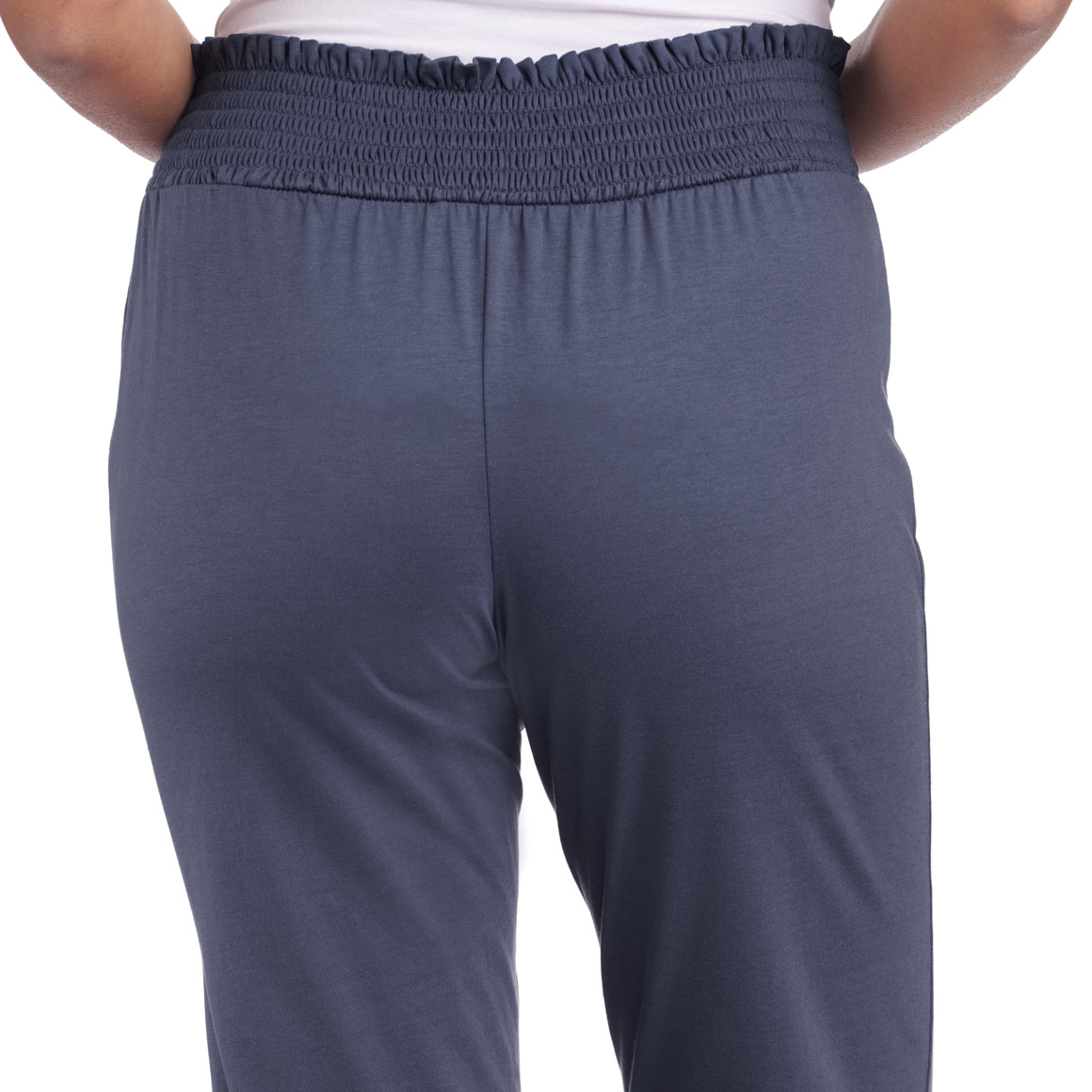 Damen Schlafhose mit Smokbündchen