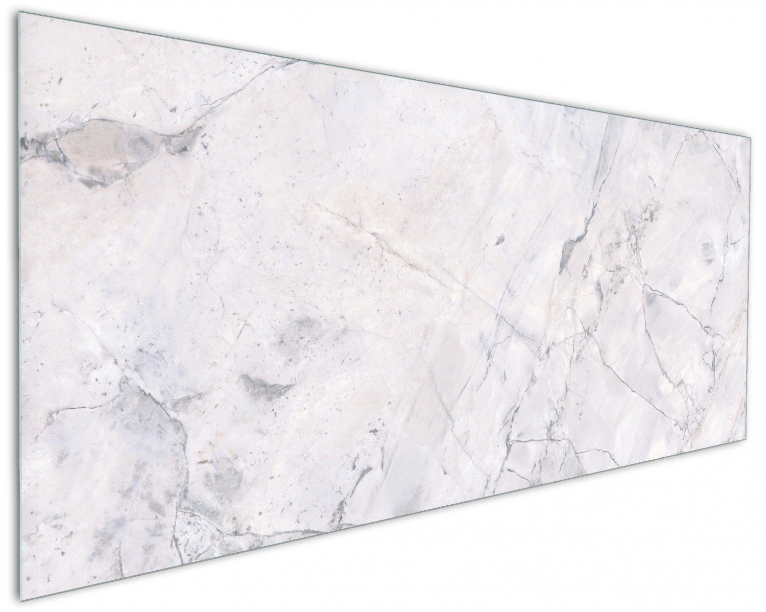 Wallario Küchenrückwand Graue Marmor-Optik, (1-tlg)