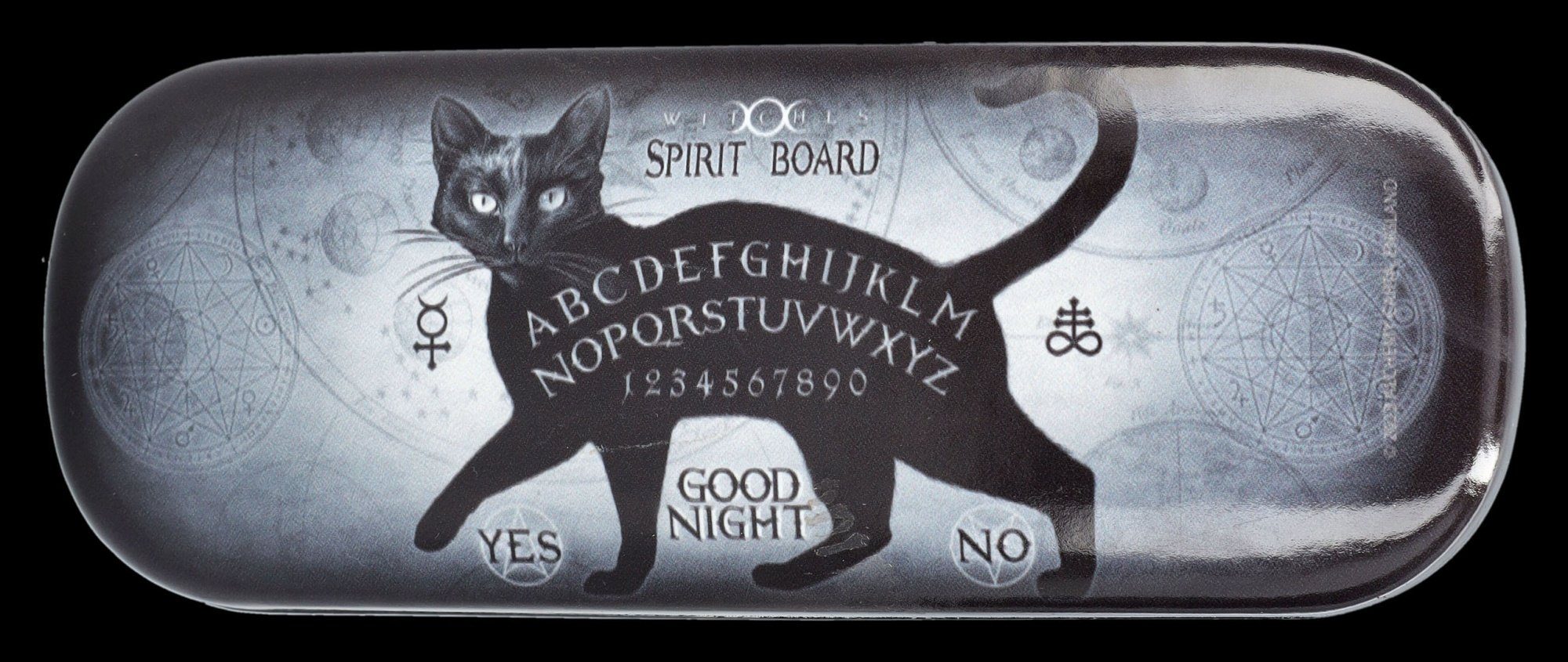 Figuren Shop GmbH Brillenetui Brillenetui - Schwarze Katze Ouija - Alchemy England - Hardcase