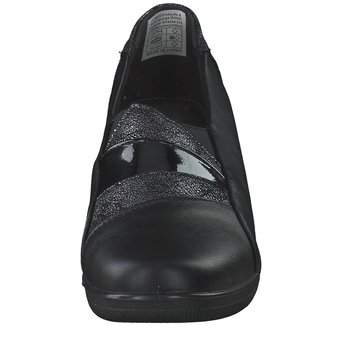 Charmosa Slipper in schwarz