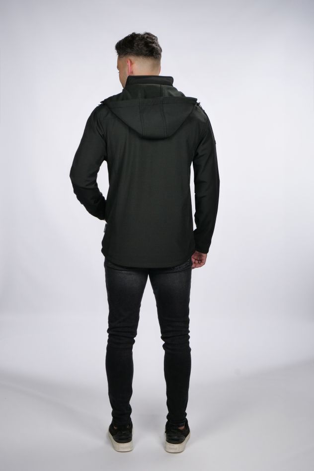 Veste de survêtement Toolnation MPFY14002TON en polaire noire