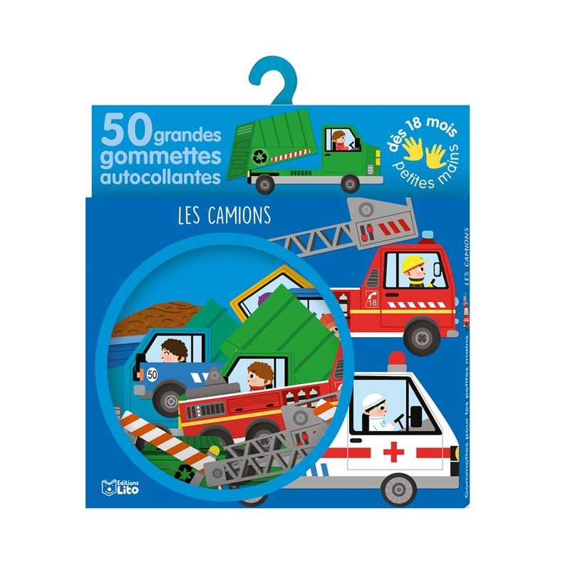 50 Gommettes pour les petites mains Animaux du jardin - Lito