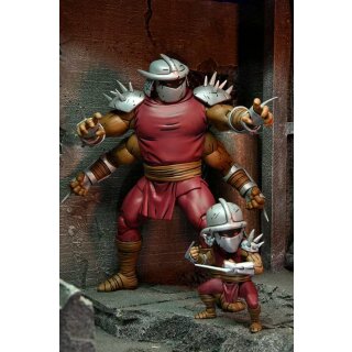 Teenage Mutant Ninja Turtles (Mirage Comics) Actionfigur - Shredder Clone & Mini Shredder (Deluxe)