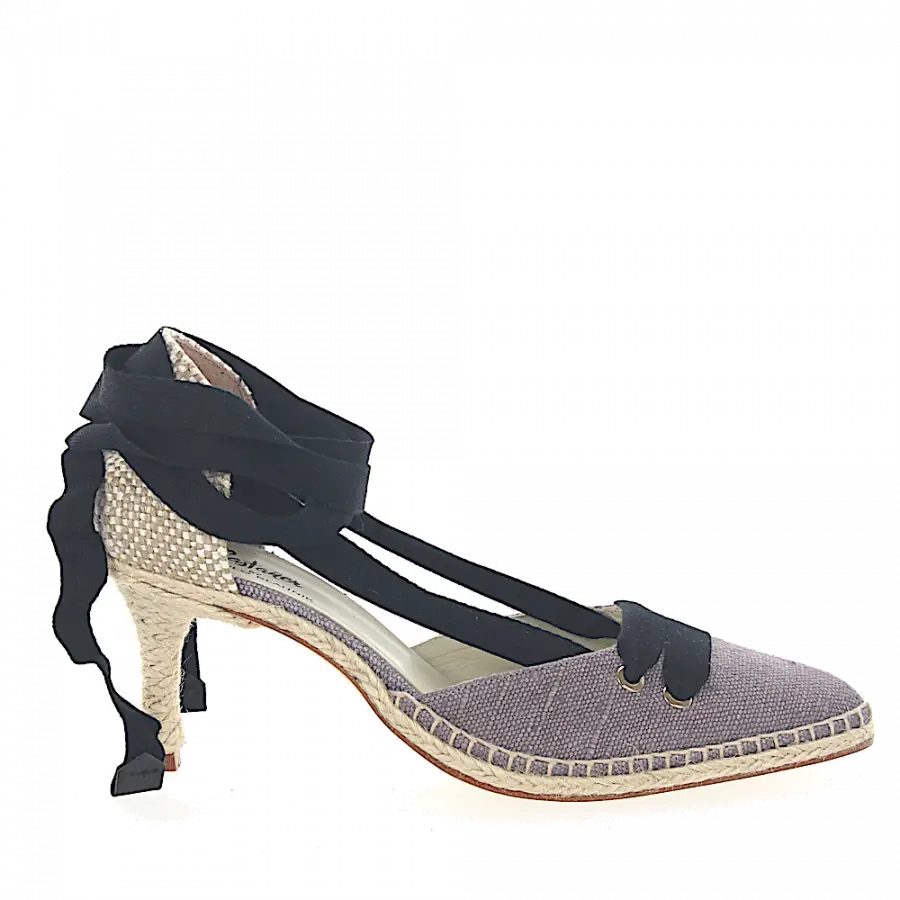 CASTAÑER BY MANOLO BLAHNIK - Espadrilles MANOLO MEDIUM Textil beige grau - grau