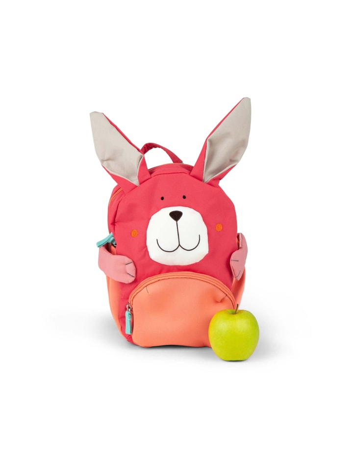 Sigikid Kindergarten Rucksack fröhliches Tiergesicht, 5,2 Liter in pink günstig kaufen onesize