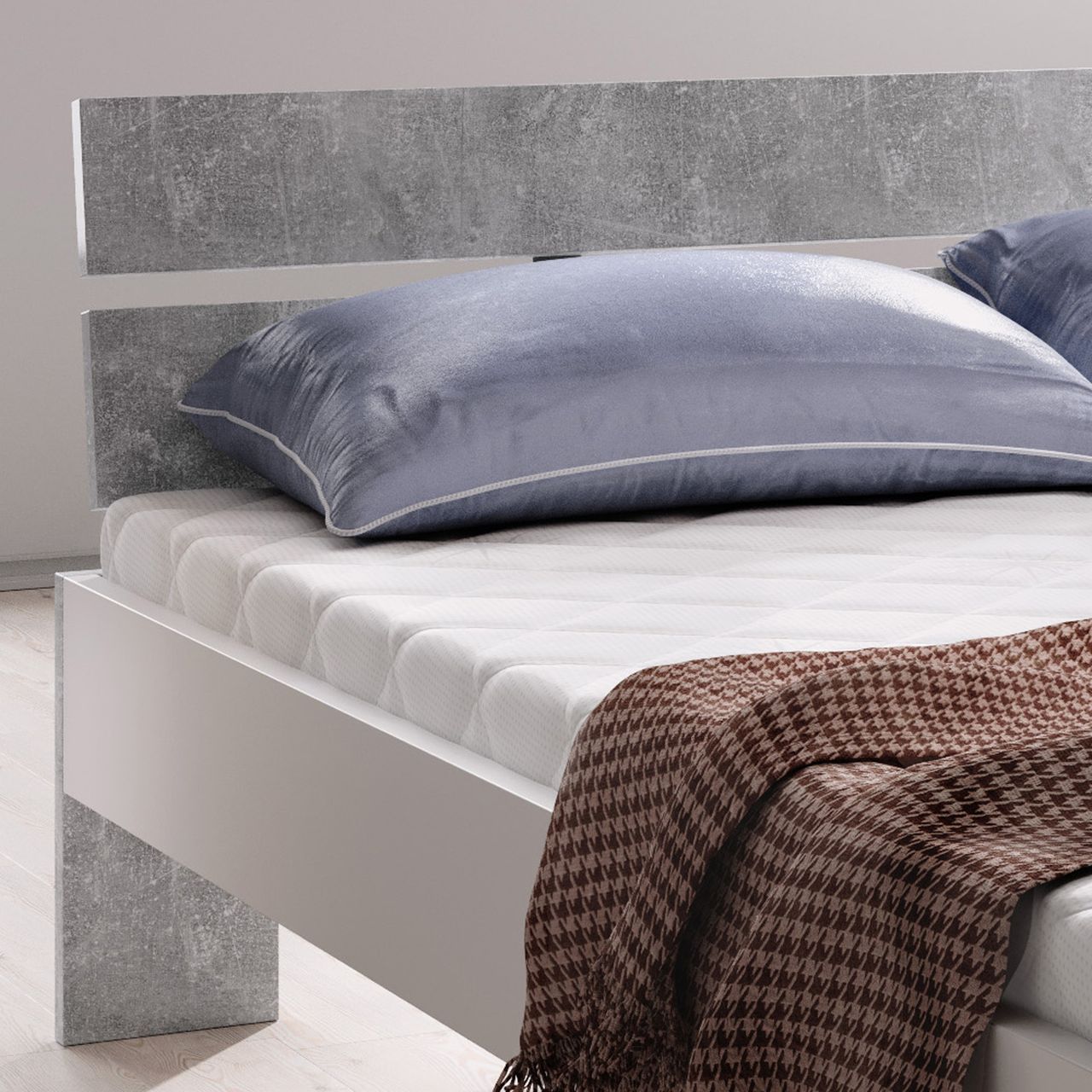 IHG Futonbett Michelle 140x200 cm inkl. Matratze Bonellfederkern und 13-Leisten Rollrost