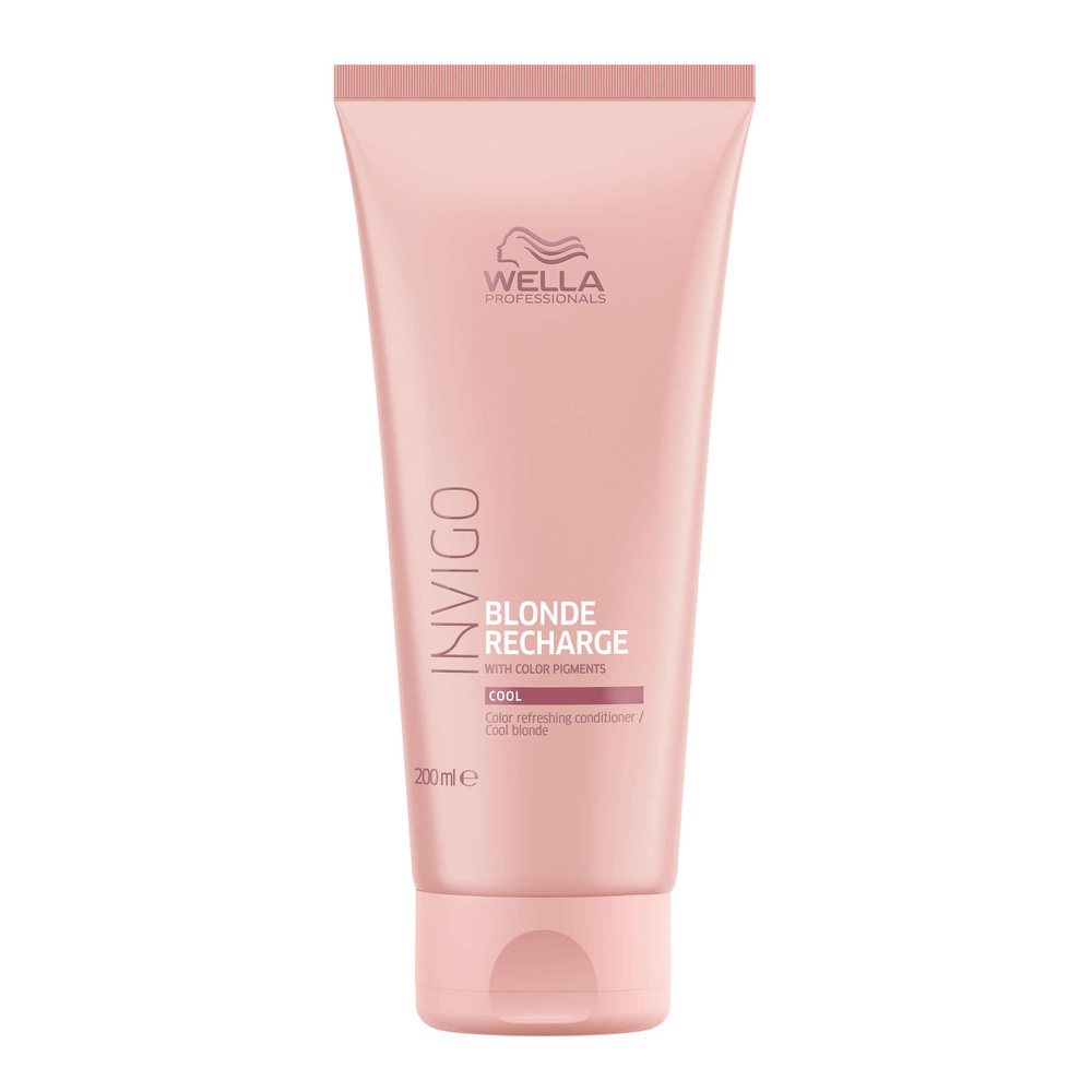Wella Conditionneur BLONDE RECHARGE, Cool Blonde, 200ml Conditionneur pour cheveux blonds naturels ou colorés