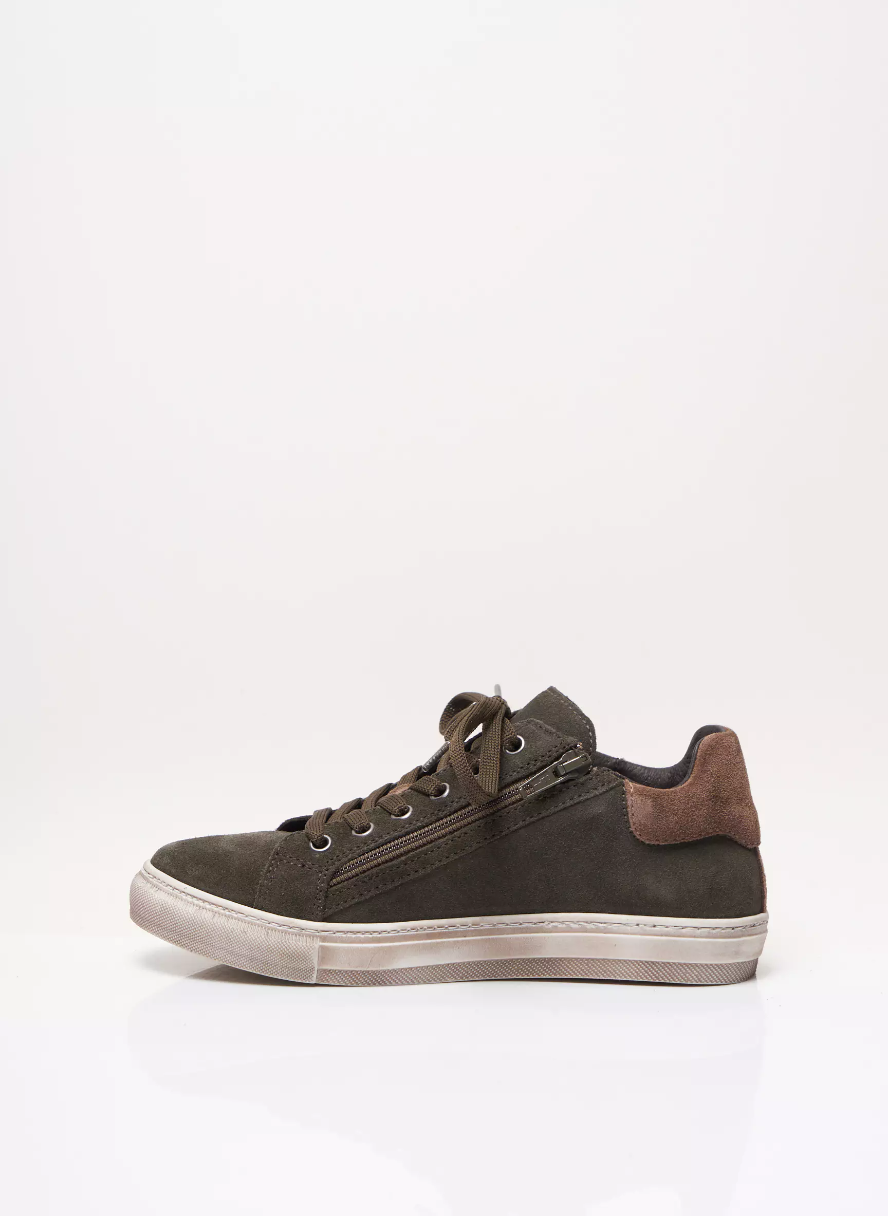 Reqins Baskets Garcon couleur vert